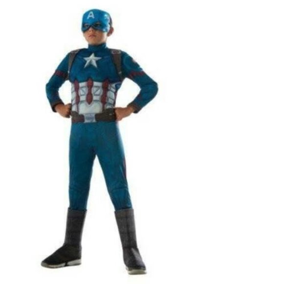 Rubie's Other - Marvel Avengers Captain America Muscle Costume- L Rubie's Other - Marvel Avengers Captain America Muscle Costume- L